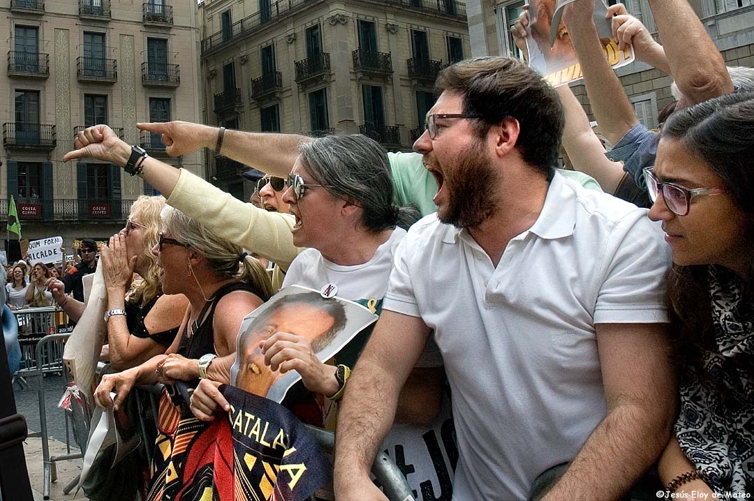 Concentracion en apoyo a  Forn / Eloy de Mateo