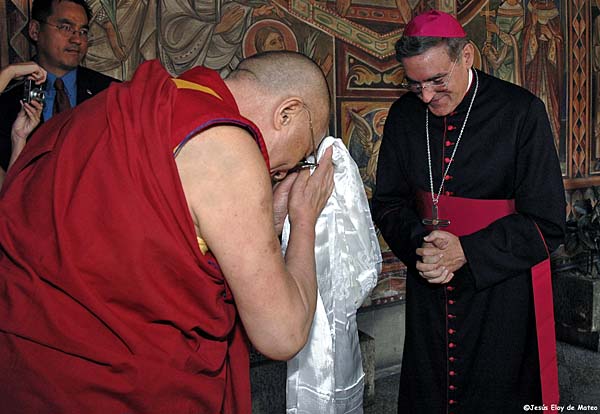 Dalai Lama Lluís Martinez Sistach / Eloy de Mateo