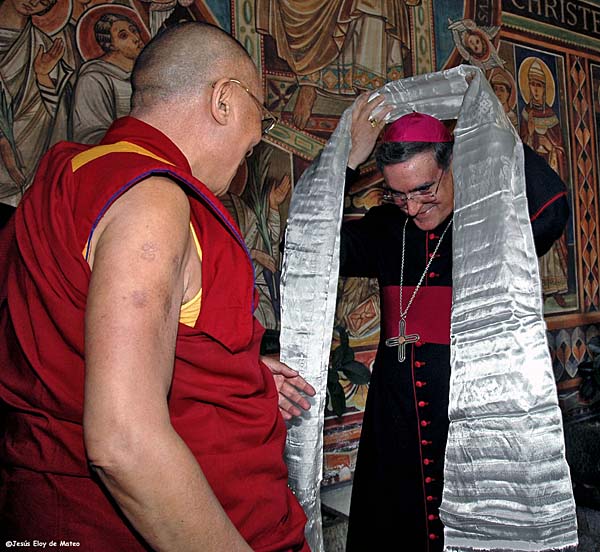 Dalai Lama Lluís Martinez Sistach / Eloy de Mateo
