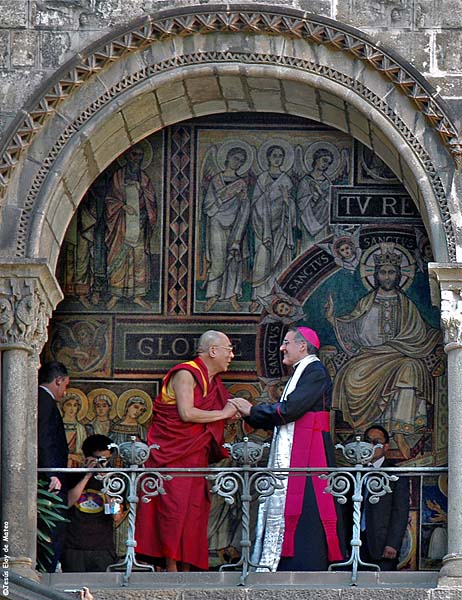 Dalai Lama Lluís Martinez Sistach / Eloy de Mateo