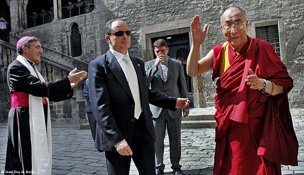 Dalai Lama Lluís Martinez Sistach / Eloy de Mateo