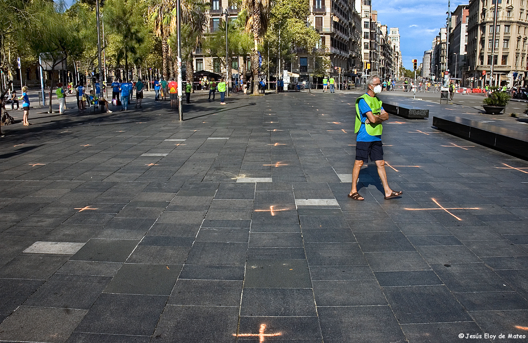 diada 11s barcelona covid 19 Eloy de Mateo