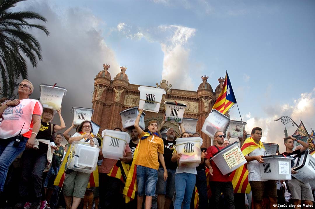Manifestacion urnas 1-O / Eloy de Mateo