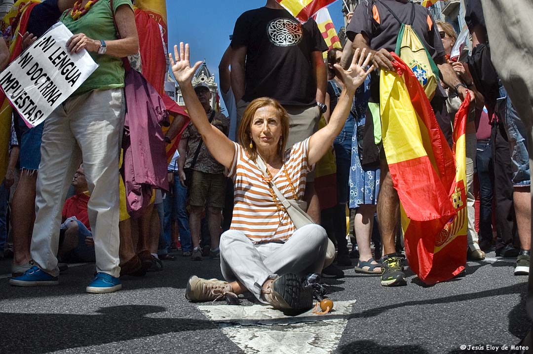 Manifestacion unionista Barcelona / Eloy de Mateo