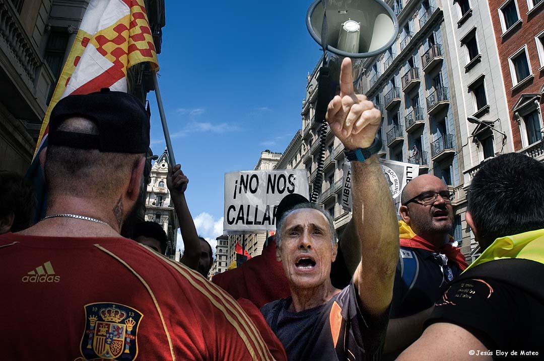 Manifestacion unionista Barcelona / Eloy de Mateo