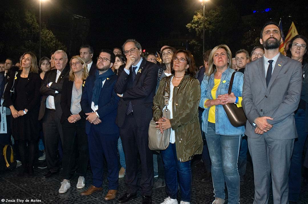 Concentración apoyo Jordis / Foto Eloy de Mateo