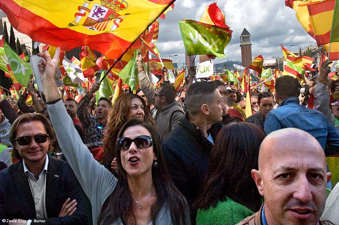 Miting VOX Barcelona Foto Eloy de Mateo